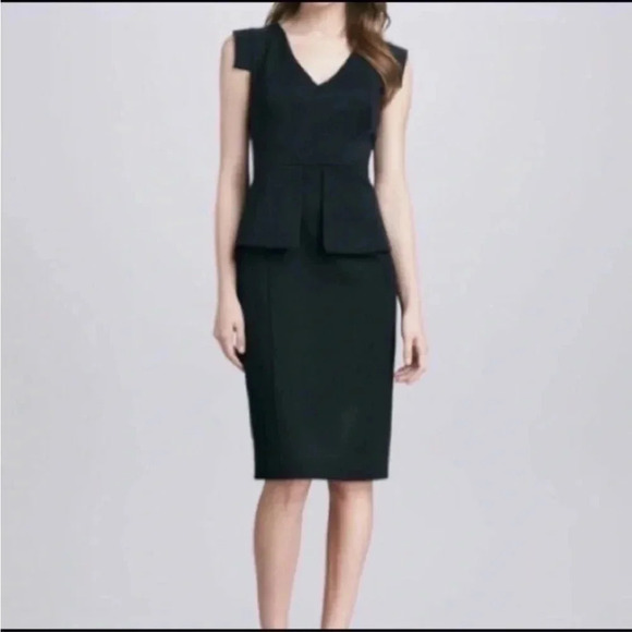Black Halo black shift mini dress - Picture 1 of 10